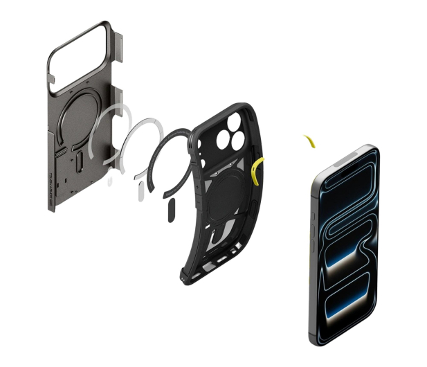 Spigen Tough Armor T MagSafe do iPhone 18 Pro/17 Pro (gunmetal) - 1586396 - zdjęcie 5